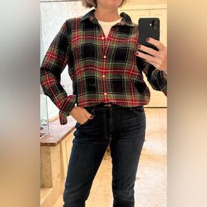 JCrew flannel shirt